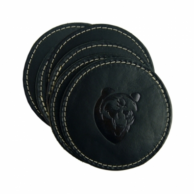 Bearskin coaster black VILDMARKEN